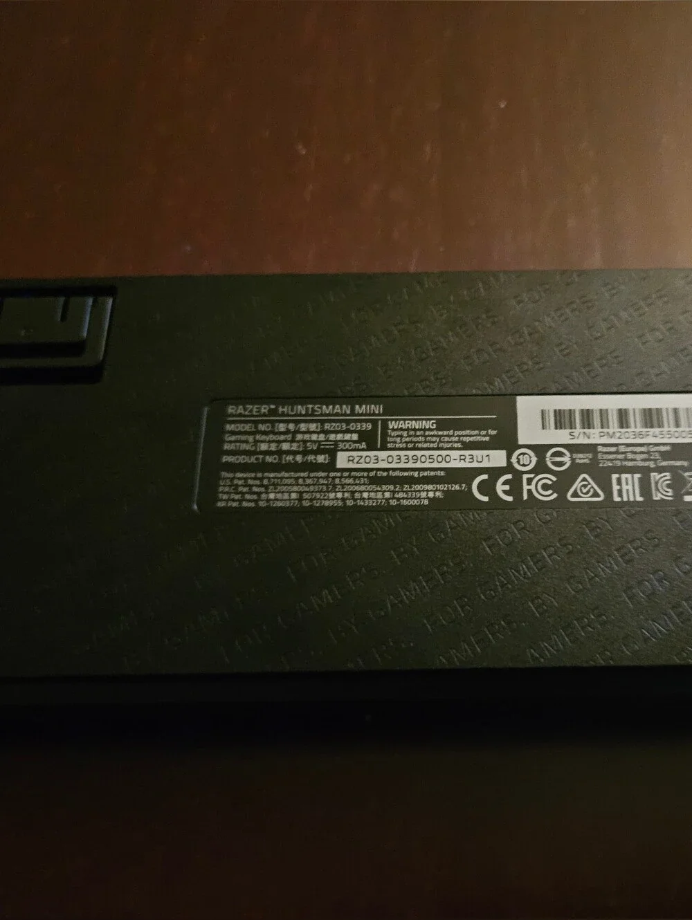 Razer Huntsman Mini Gaming Keyboard